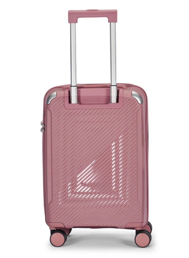 LIMRA Travel Bags 3-Piece Hard Shell Luggage Set Durable Polypropylene Suitcases with Spinner Wheels Rosegold - Image 3